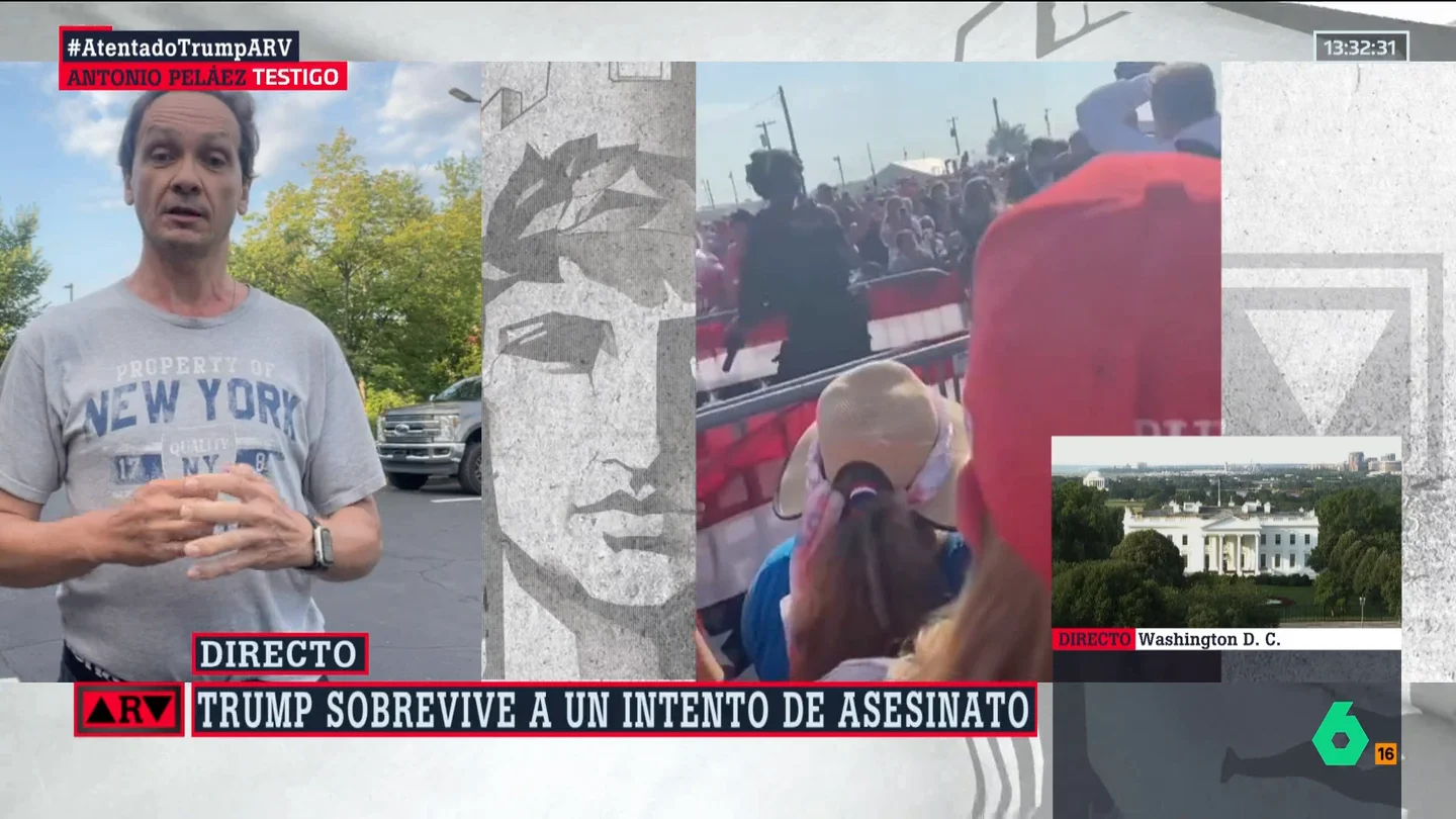 "Escuché los disparos": el testimonio de Alberto Peláez del intento de asesinato de Donald Trump en Pensilvania "Escuché los disparos": el testimonio de Alberto Peláez del intento de asesinato de Donald Trump en Pensilvania