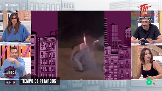 Nuria Roca, tras ver a un hombre explotar un petardo en su pantalón: "En Valencia sí sabemos tirarlos; nacemos con eso en el ADN" Nuria Roca, tras ver a un hombre explotar un petardo en su pantalón: "En Valencia sí sabemos tirarlos; nacemos con eso en el ADN"