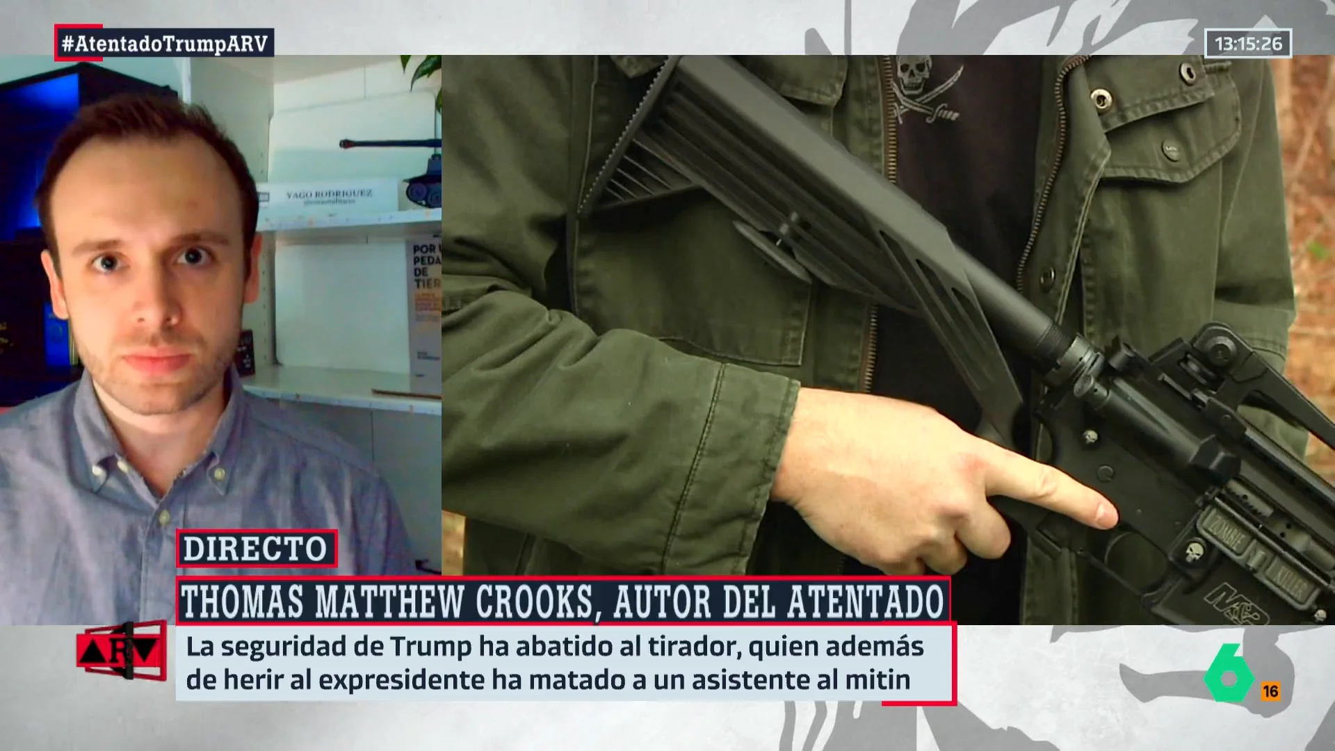 Así salvó la vida Trump por "un milímetro al apuntar": "Es lo que hizo que no le diera en la cabeza"