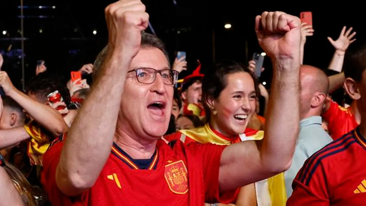 Feijóo celebra la Eurocopa de España Feijóo celebra la Eurocopa de España