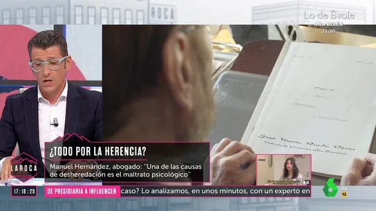 Manuel Hernández, abogado, explica qué es el dolo testamentario: "Es intentar que tu padre o madre cambie su testamento" Manuel Hernández, abogado, explica qué es el dolo testamentario: "Es intentar que tu padre o madre cambie su testamento"