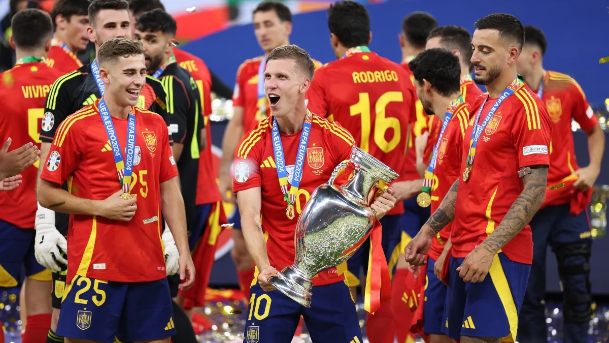 Dani Olmo, con la Eurocopa