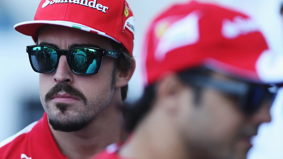 Fernando Alonso, con Felipe Massa