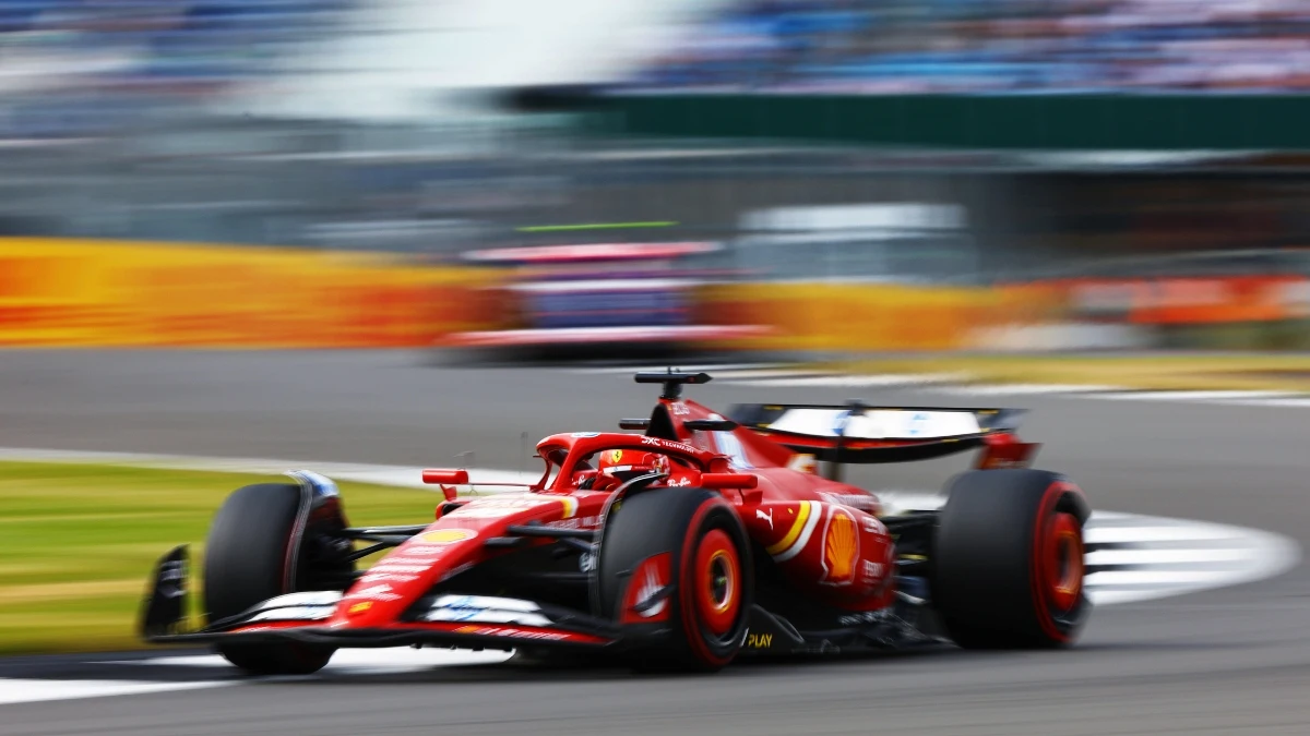 Charles Leclerc, en Silverstone