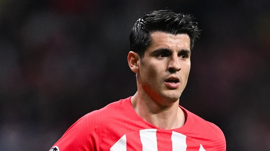 Morata, con el Atlético Morata, con el Atlético