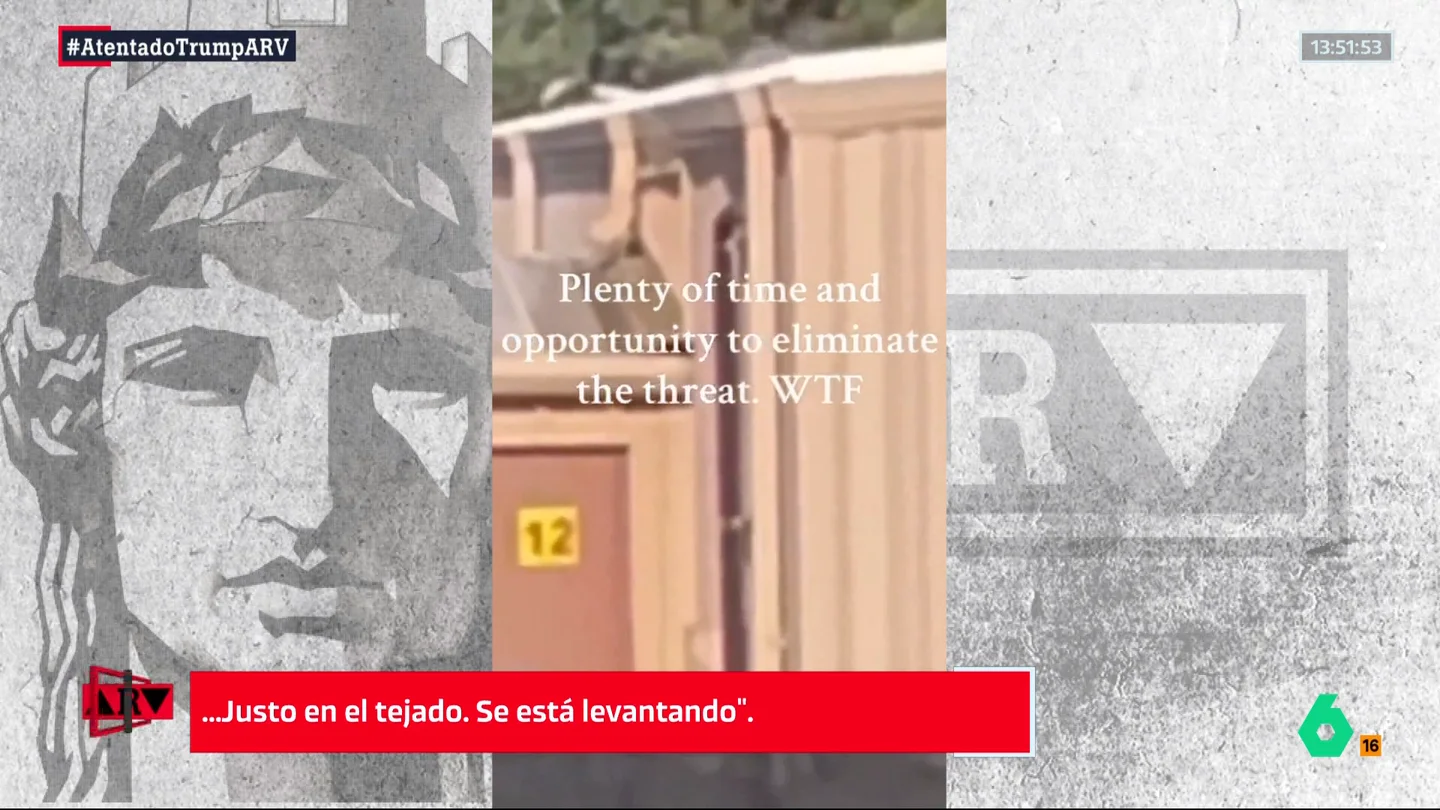 Asistentes al mitin de Trump grabaron al atacante antes de empezar a disparar: "¡Está en el tejado!" Asistentes al mitin de Trump grabaron al atacante antes de empezar a disparar: "¡Está en el tejado!"