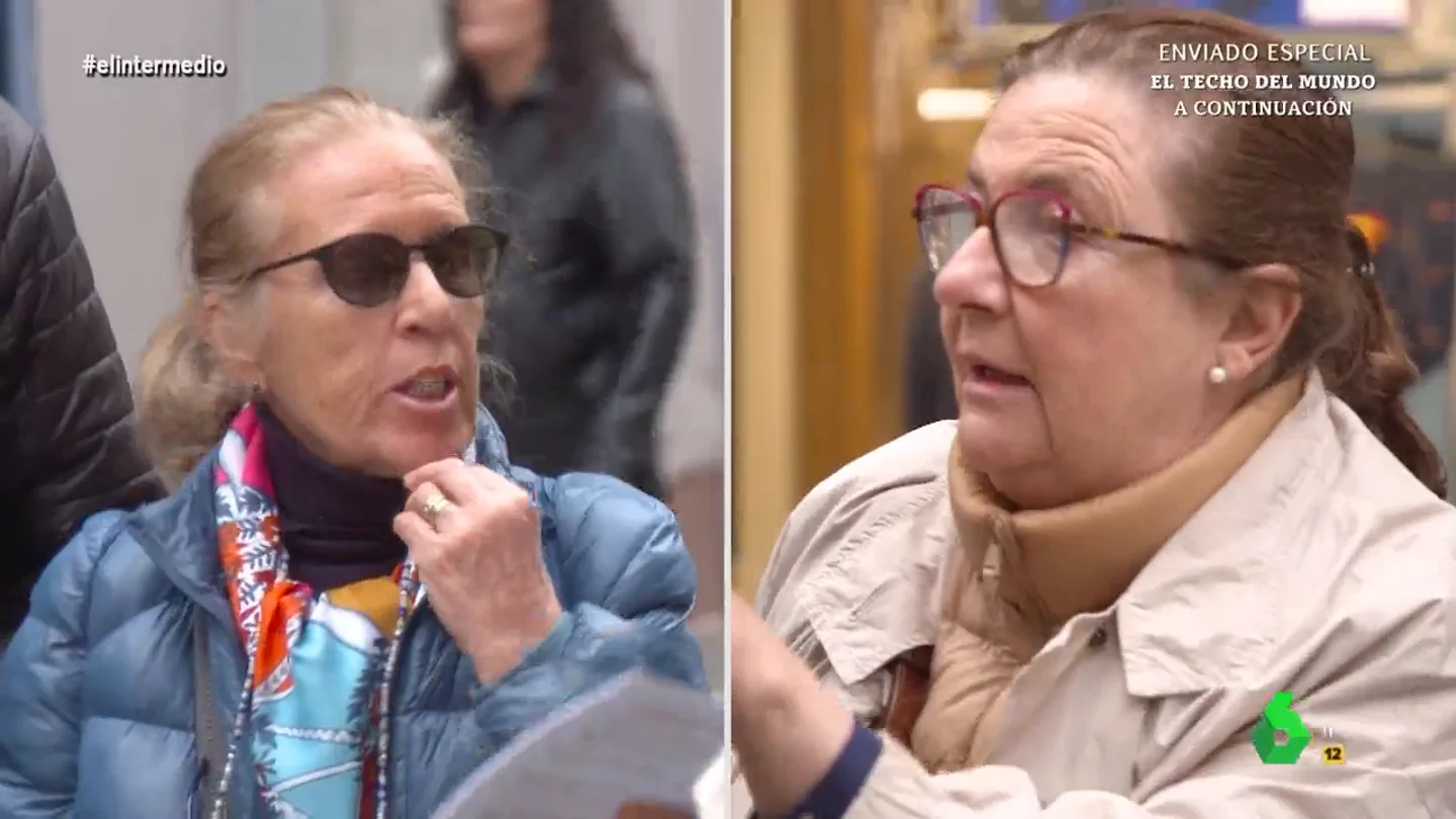El dardo de una mujer a otra: "Cuando necesita una inmigrante sin papeles para cuidar a un ancianito entonces todo muy bien" El dardo de una mujer a otra: "Cuando necesita una inmigrante sin papeles para cuidar a un ancianito entonces todo muy bien"