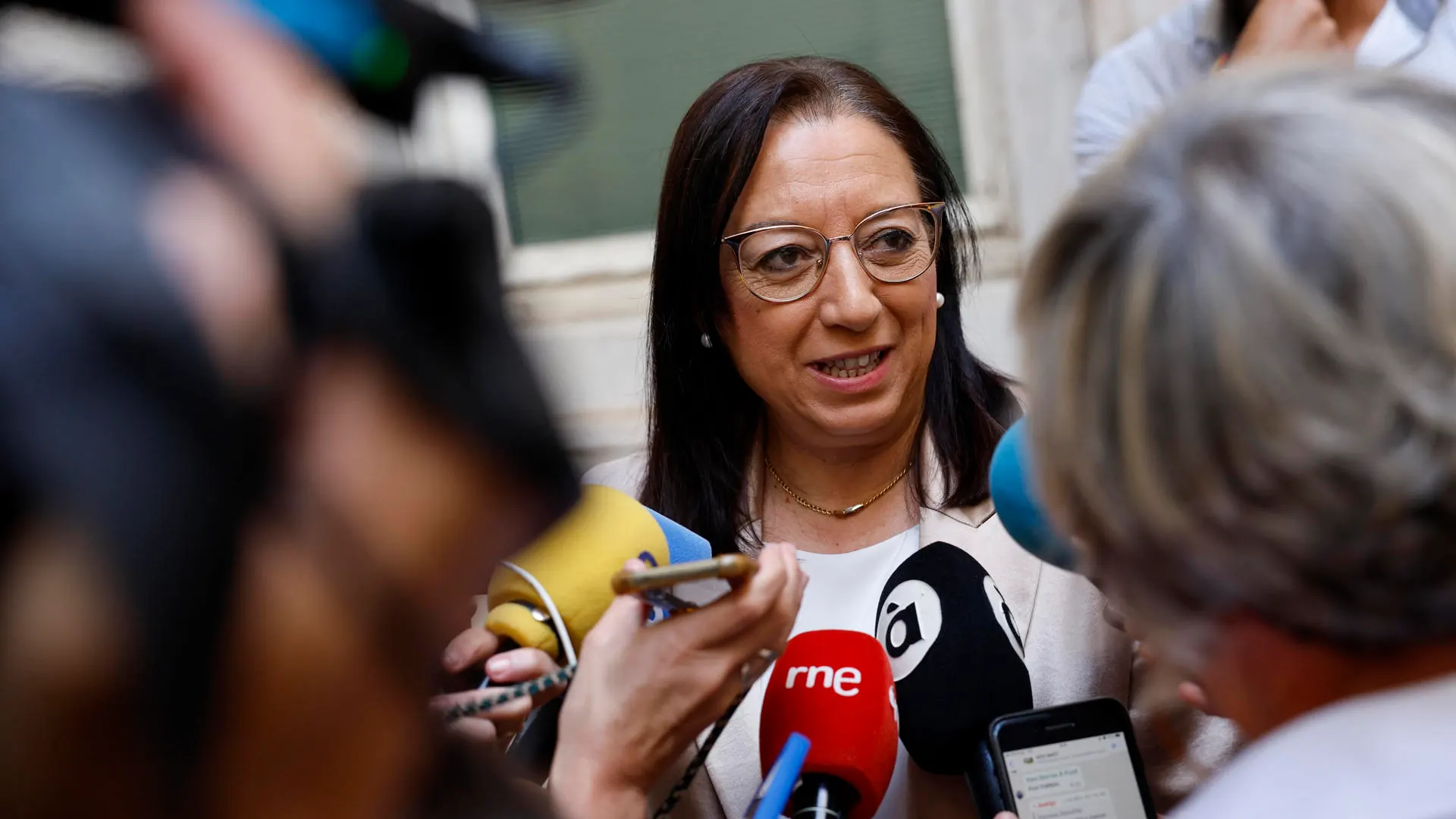 Imagen de la semana pasada de la presidenta de Les Corts Valencianes, Llanos Massó (Vox).