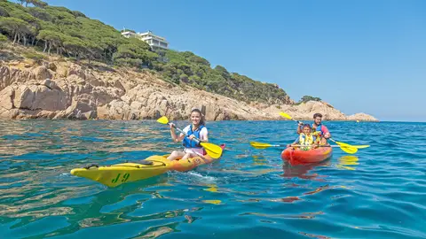 Kayak en la Costa Brava Kayak en la Costa Brava