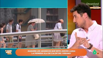 Francisco Cacho visita Zapeando para anunciar la primera ola de calor del verano