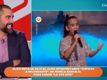 Dani Mateo se queda sin palabras con la ganadora de La Voz Kids: "Quedaos con su cara porque llenará estadios"