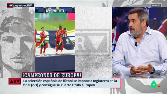 ARV- Carlos E. Cué, tras la victoria de España: "La selección masculina está siendo una llamada contra el racismo maravillosa" ARV- Carlos E. Cué, tras la victoria de España: "La selección masculina está siendo una llamada contra el racismo maravillosa"