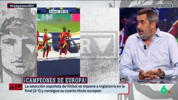 ARV- Carlos E. Cué, tras la victoria de España: "La selección masculina está siendo una llamada contra el racismo maravillosa"
