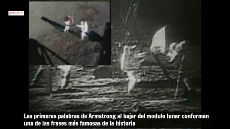 55 años de la llegada de Neil Armstrong a la Luna.