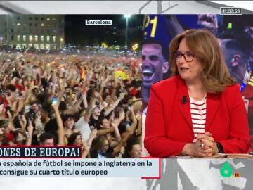 ARV- Ruth Ferrero destaca que no todos se alegran de la victoria de España y su diversidad: "Abascal lo ha celebrado con un vídeo de Bisbal"