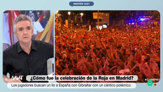 Ramoncín opina sobre el cántico de la Selección a Gibraltar "Gibraltar es una anomalía en la Unión Europea, no tiene sentido, pero eso se soluciona en otros lugares", afirma rotundo Ramoncín en este vídeo donde opina sobre los cánticos de "Gibraltar es español" en la celebración de la selección española.