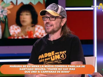Santiago Segura revela los secretos de 'Padre no hay más que uno 4: Campanas de boda' en su vista a Zapeando