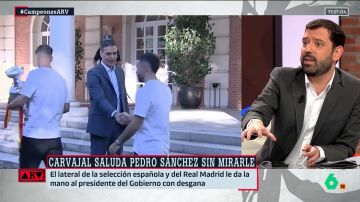 ARV- Valdivia critica el gesto de Carvajal con Pedro Sánchez: "Fue absolutamente maleducado, fuera de lugar"