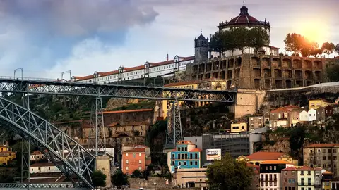 Ribera del Duero en el Puente de Don Luis I Ribera del Duero en el Puente de Don Luis I