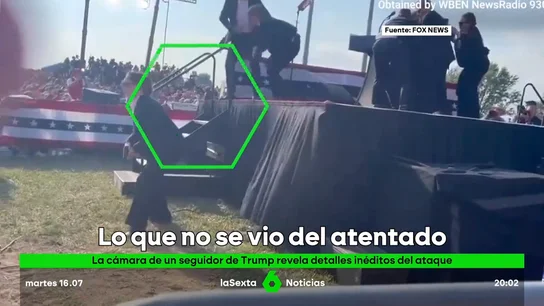 Imágenes inéditas del intento de asesinato a Trump Imágenes inéditas del intento de asesinato a Trump