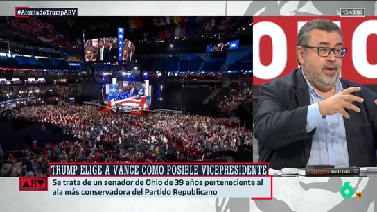 ARV- Pedro Rodríguez analiza la figura de Vance: "Esta es la oportunidad de institucionalizar el trumpismo" ARV- Pedro Rodríguez analiza la figura de Vance: "Esta es la oportunidad de institucionalizar el trumpismo"