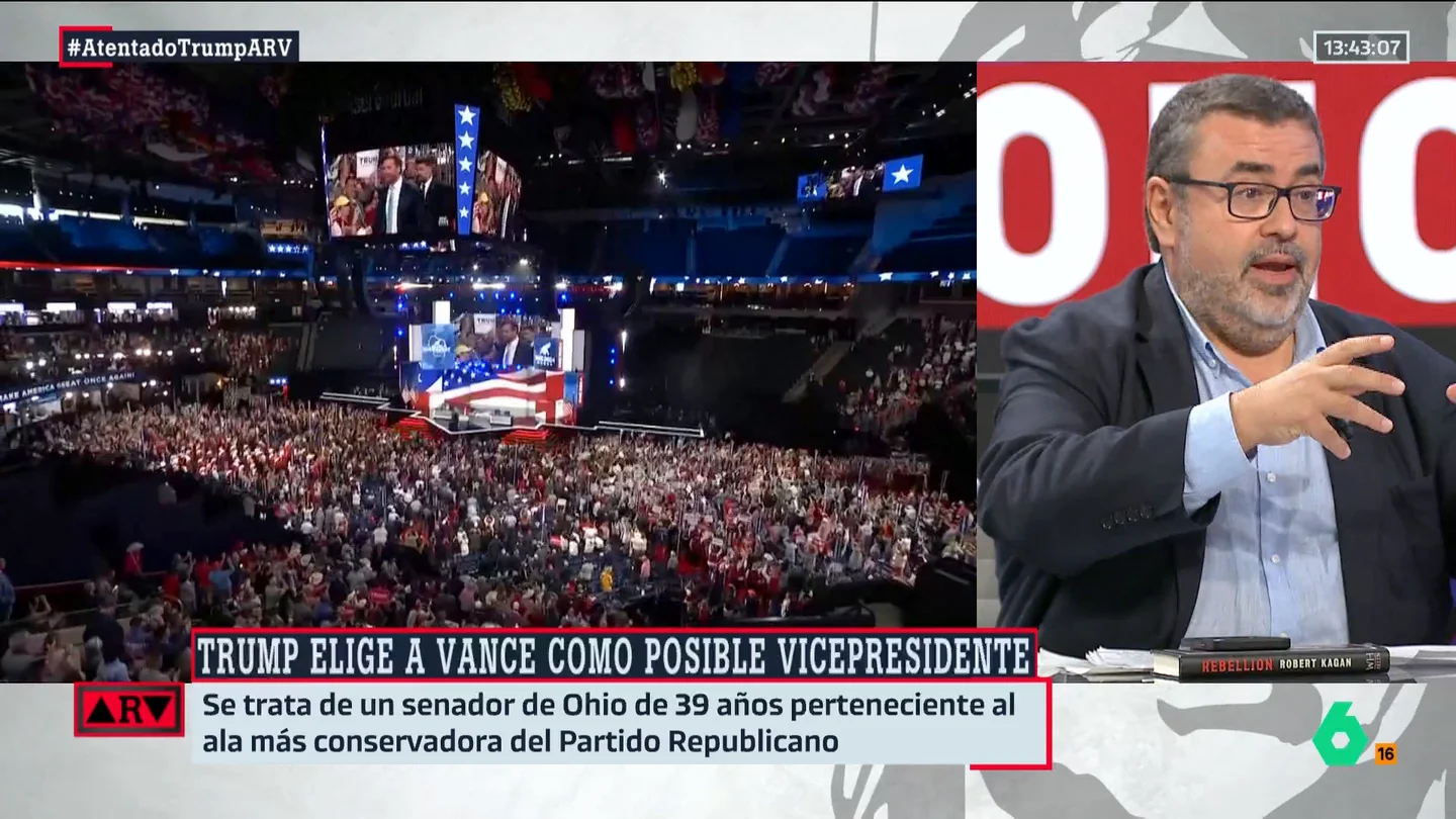 ARV- Pedro Rodríguez analiza la figura de Vance: "Esta es la oportunidad de institucionalizar el trumpismo" ARV- Pedro Rodríguez analiza la figura de Vance: "Esta es la oportunidad de institucionalizar el trumpismo"