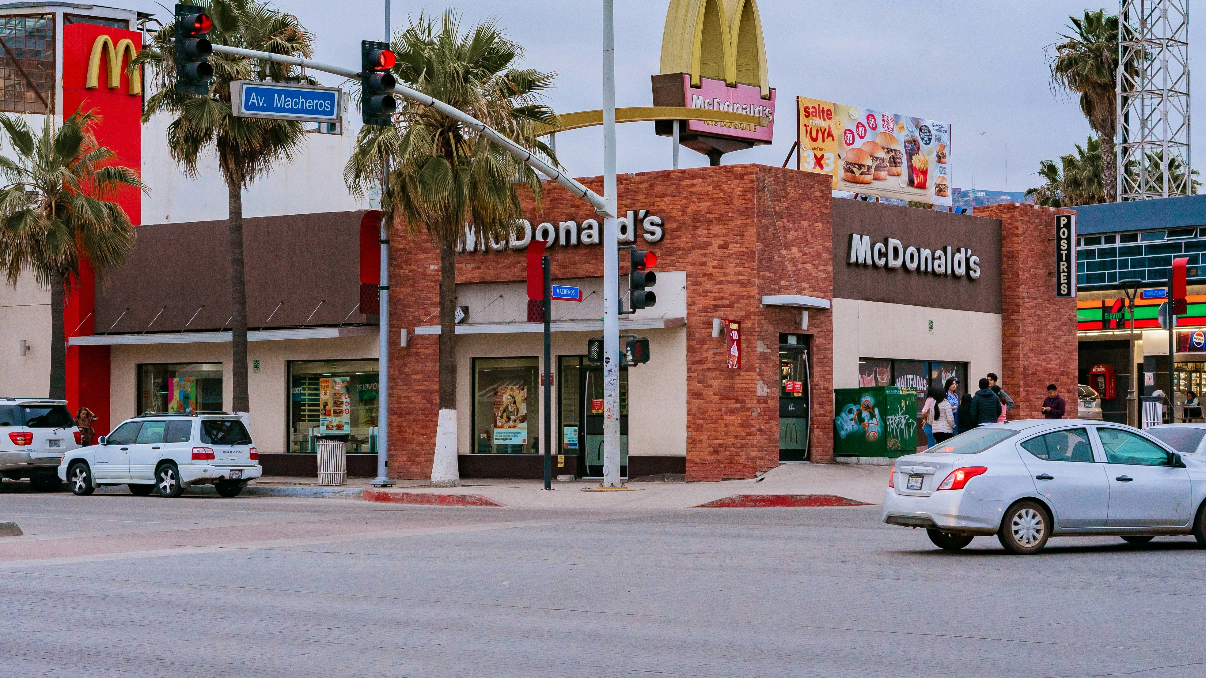 Un restaurante de McDonald’s.