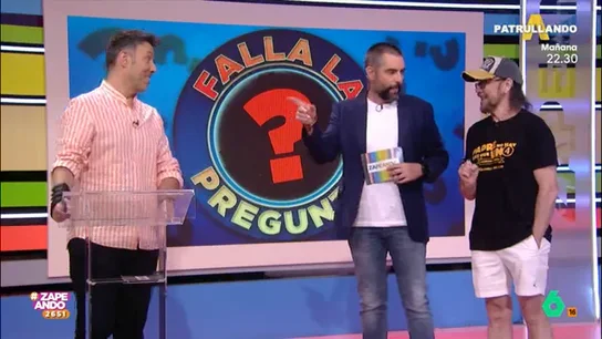 Santiago Segura e Iñaki Urrutia se juegan todo su prestigio en 'Falla la pregunta' Santiago Segura e Iñaki Urrutia se juegan todo su prestigio en 'Falla la pregunta'