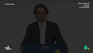 Vídeo manipulado - El &#39;diablo&#39; se cuela en la última rueda de prensa de Aznar 