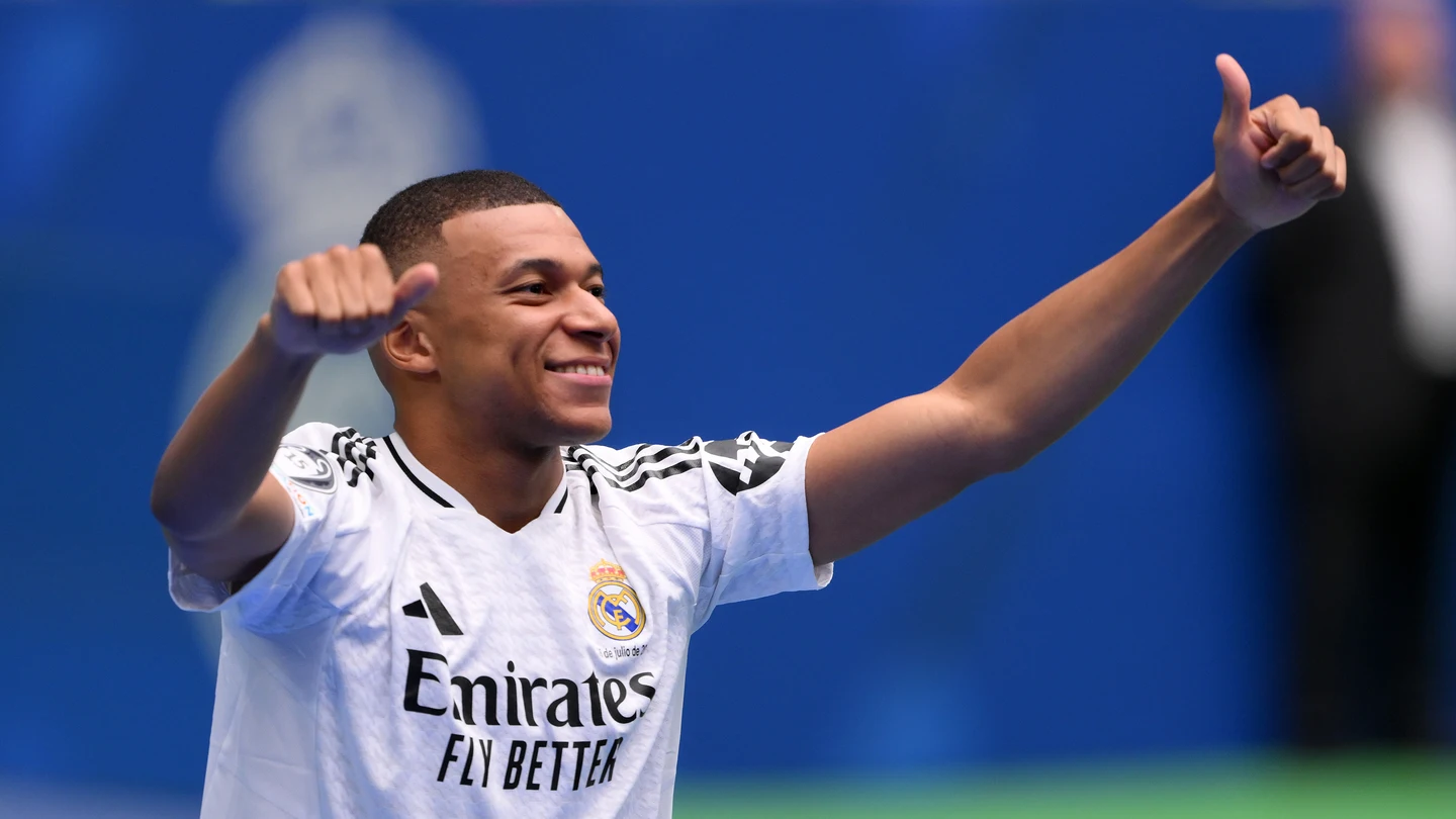 Presentación de Kylian Mbappé con el Real Madrid Presentación de Kylian Mbappé con el Real Madrid