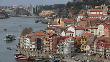 El Duero a su paso por Oporto