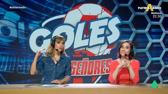 Sandra Sabetés y Cristina Gallego analizan la última jugada del Huelva con su taller de limpieza: "Machistada de roja directa" Sandra Sabetés y Cristina Gallego analizan la última jugada del Huelva con su taller de limpieza: "Machistada de roja directa"