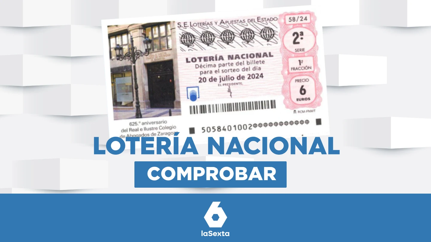Lotería Nacional | Comprobar el resultado del sorteo de hoy, sábado 20 de julio de 2024 Lotería Nacional | Comprobar el resultado del sorteo de hoy, sábado 20 de julio de 2024