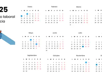 Calendario laboral Galicia 2025