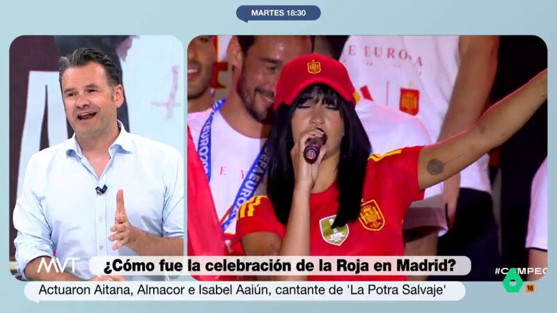 Iñaki López, sobre Aitana y su porra de España en la Eurocopa: "Mejor como pulpo Paul que como cantante"