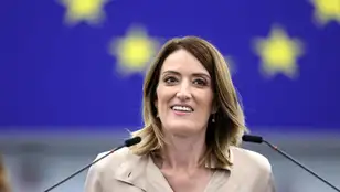 Roberta Metsola abre su primera sesión como presidenta del Parlamento Europeo