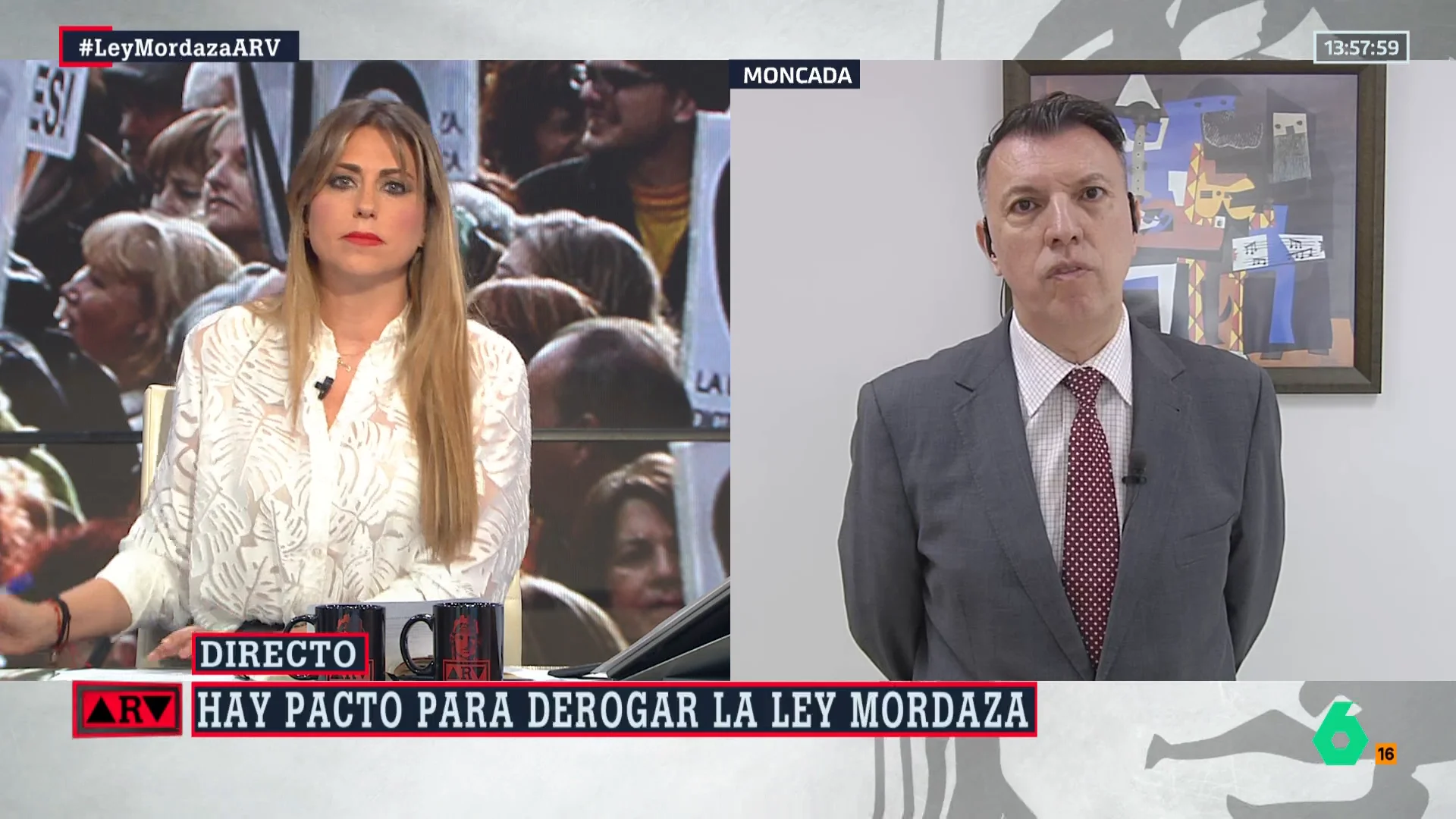 ARV- Joaquim Bosch recuerda la razón por la que surgió la ley mordaza: "En muchos aspectos afecta a principios democráticos"