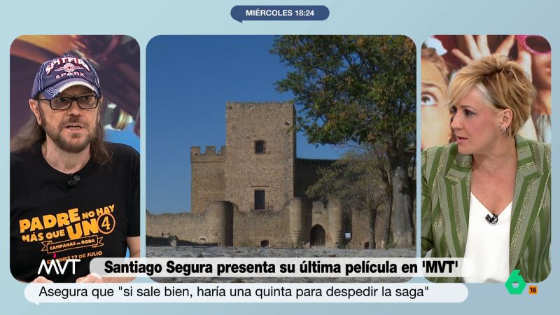 Santiago Segura aclara su papel en la compra del castillo de Pedraza con José Mota y Luis Álvarez