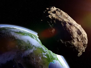 Asteroide acercándose a la Tierra Asteroide acercándose a la Tierra
