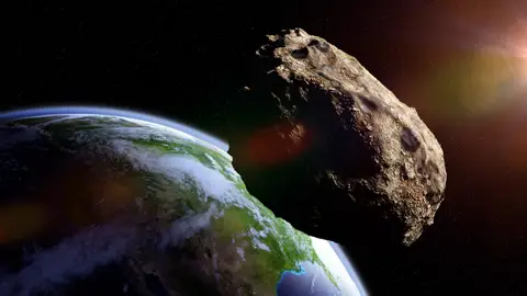 Asteroide acercándose a la Tierra Asteroide acercándose a la Tierra