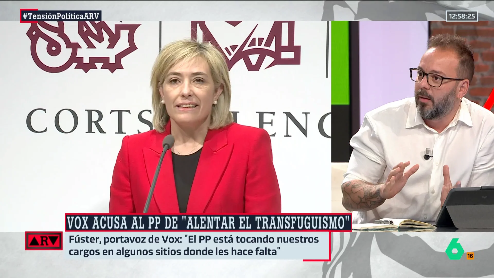 ARV-Maestre reacciona a las deserciones en Vox: "Pretenden hacernos creer ahora que no sabían lo que era" 