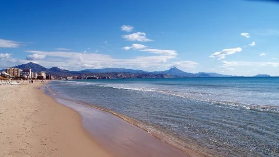 Playa de Muchavista, Alicante. Playa de Muchavista, Alicante.