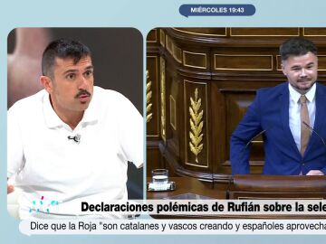 Ramón Espinar responde a Rufián por su comentario sobre catalanes y vascos en la Selección
