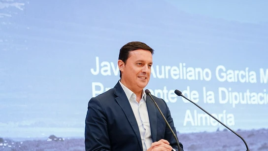 Javier Aureliano García, presidente de la Diputación de Almería Javier Aureliano García, presidente de la Diputación de Almería