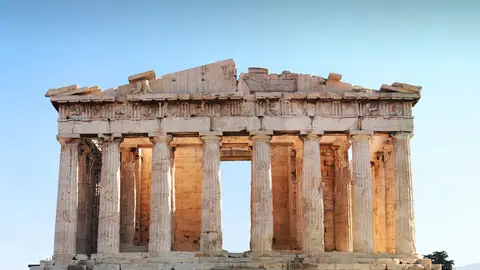 El Partenón en la Acrópolis de Atenas El Partenón en la Acrópolis de Atenas