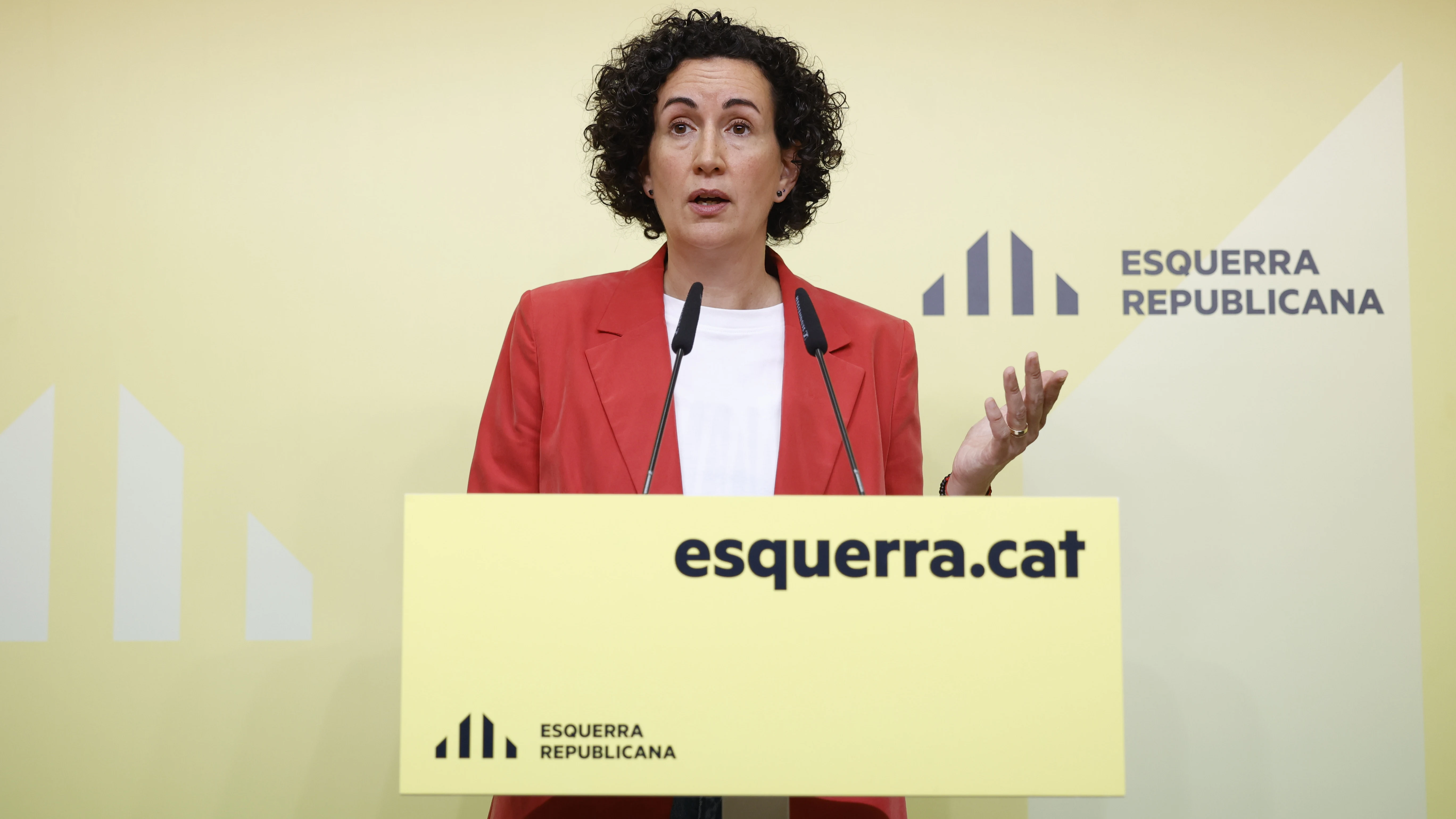 La secretaria general de Esquerra Republicana, Marta Rovira. 