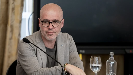 Unai Sordo, secretario general de CCOO, durante un coloquio en Vitoria. Unai Sordo, secretario general de CCOO, durante un coloquio en Vitoria.