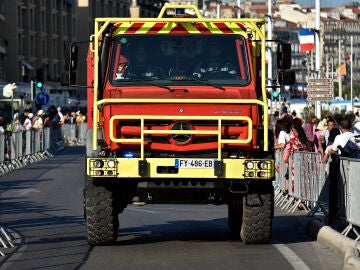 Un camión de los Bomberos de Francia en una imagen de archivo.