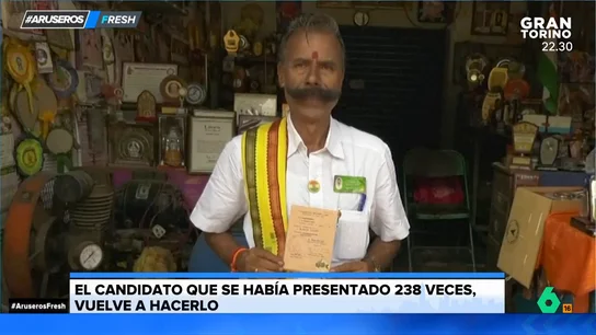 Un mecánico de la India de 67 años se vuelve a presentar de candidato a las elecciones y pierde: ya van 239 intentos Un mecánico de la India de 67 años se vuelve a presentar de candidato a las elecciones y pierde: ya van 239 intentos