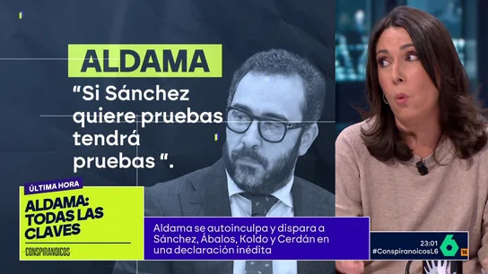 Beatriz Parera habla de la amenaza de Aldama al salir Beatriz Parera habla de la amenaza de Aldama al salir